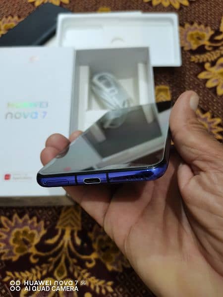 Huawei Nova 7 (5g) special edition 8+5=13/256 GB full Box 5