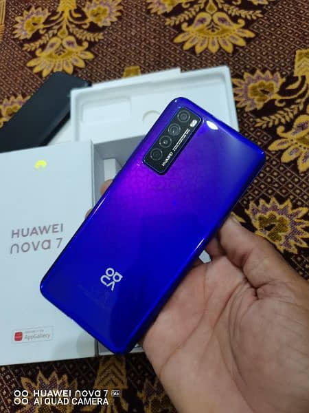 Huawei Nova 7 (5g) special edition 8+5=13/256 GB full Box 6