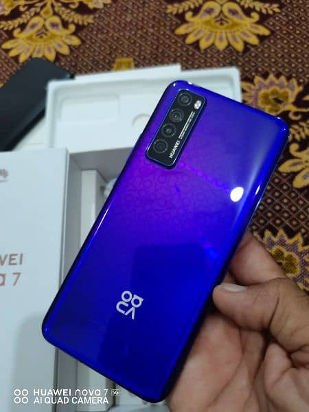 Huawei Nova 7 (5g) special edition 8+5=13/256 GB full Box 9