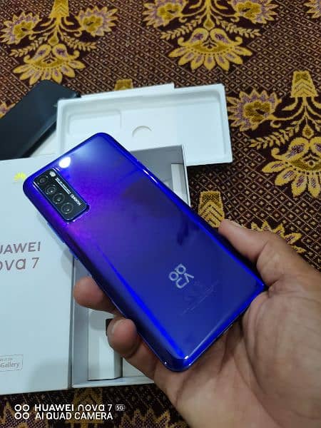 Huawei Nova 7 (5g) special edition 8+5=13/256 GB full Box 10