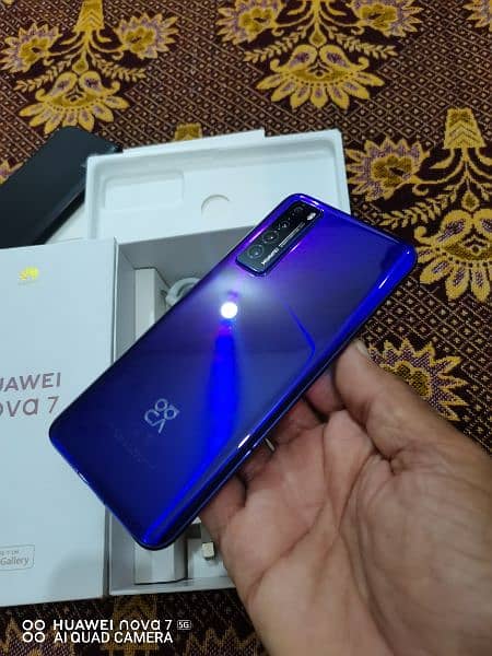 Huawei Nova 7 (5g) special edition 8+5=13/256 GB full Box 11