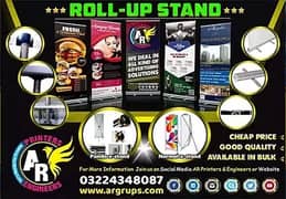 Rollup stand, X Standee, Panda Standee, Rollup Stand Banners,Iron Fra