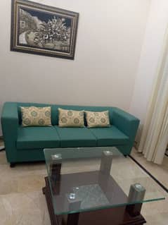 7 seater sofa with center table & side table