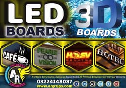 LED Boards, 3D Boards, Backlight Boards, Frontlight Boards, Holdings