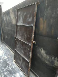 iron door and window in heavy gauge