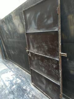 iron door and window in heavy gauge