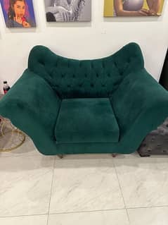 green velvet sofa for sale