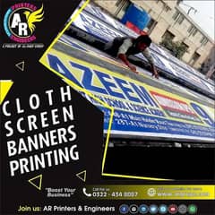 Screen Banners Printing Cloth Printing & other advertising solutions