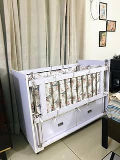 Baby Cot with detachable craddle