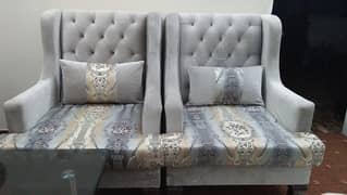 7 seater sofa set with cushions