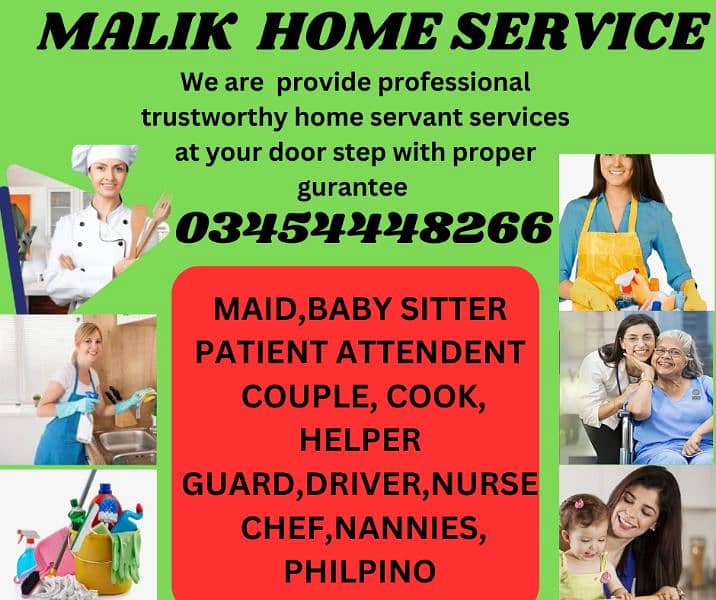 PROFESSIONAL MAID,BABY SITTER, PATIENT ATTENDANT, COOK, HELPER. . 0