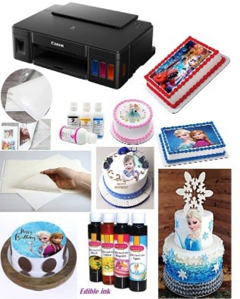 Edible food paper printer for cakes brownies etc 1