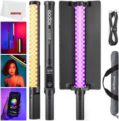 Godox LC500R Mini RGB LED Light Stick Lighting Adjustable 360° Full C