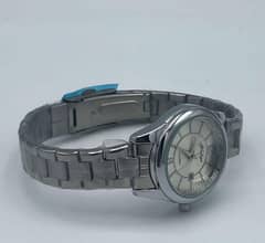 women's casual stainless analog watch