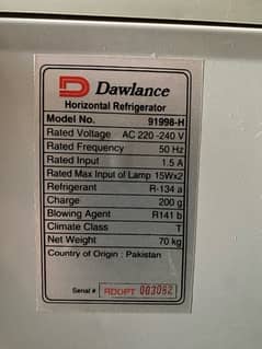 Dawlence Refrigerator 91998-H