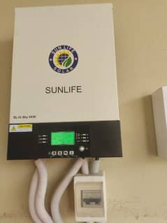 Sunlife sky latest model 6kw inverter hybrid with company wrantty card