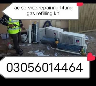 service repair fitting gas refilling kit repired
