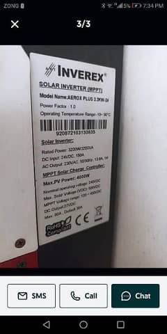 3.2 KW inverex inverter aerox model