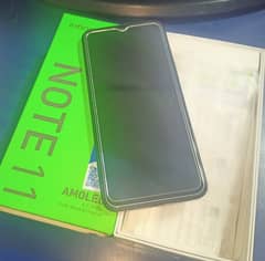 Infinix note 11 with Box 6+5/128 100% sealed full new condition