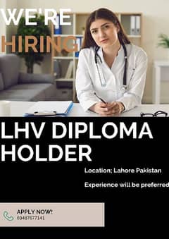 LHV Diploma holder required for clinic