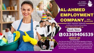 House maids , Maids , Baby Sitter , Chef , Cook , Patient Care ,Nurse