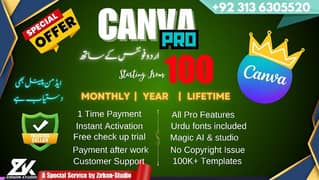 Canva Pro for LifeTime | 100% Real CanvaPro with LifeTime Warranty