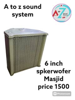 masjid spkerwofer 6 inch