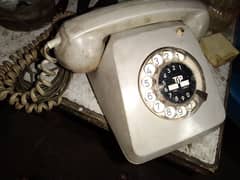 vintage telephone Dial on working conditions