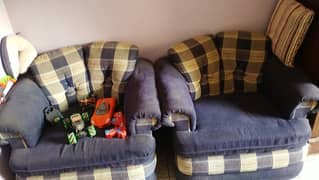 Blue Sofa 5 seater