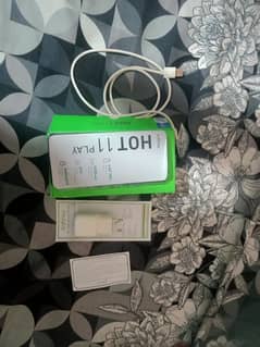 Infinix hot 11 play with box and charger new mobile