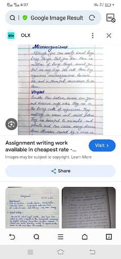 Handwriting Assignment
