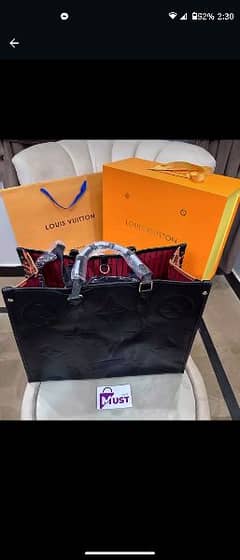 LV Tote bag, stock clearance sale, Branded ladies bags