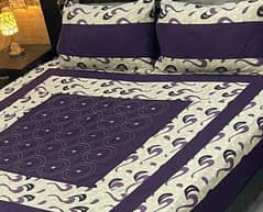 3 Pcs Cotton Sotton Patchwork Double Bedsheets