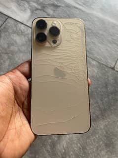 Iphone 14 pro max (256) PTA approved back crack