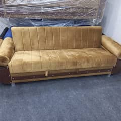 wooden sofa cum bed 03344506998