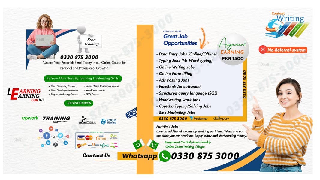 Part Time Online Data Entry Job. Earn unlimited money from home. 2