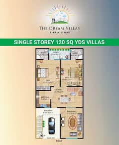 120 Sq Yads House/Villa on Installment