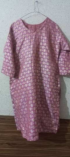 Jamawar Shirt in Tea pink