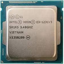 Intel Xeon E3-1231 V3 (Equat to i7-4770)
