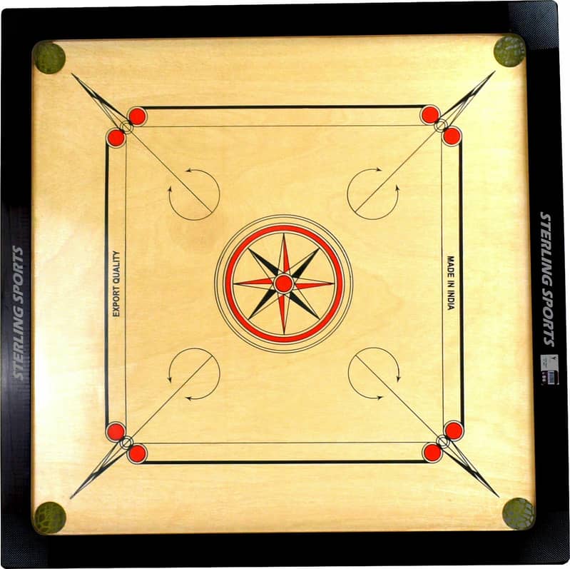 24, 30, 36, 48 inch Carrom Board Professional High Quality Lasani Wood 1