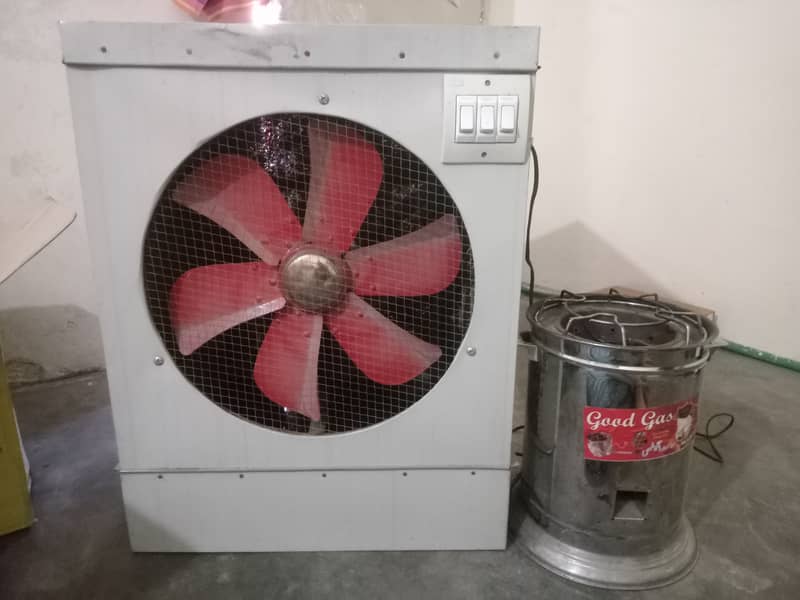 Air Cooler + Wooden Stove 6
