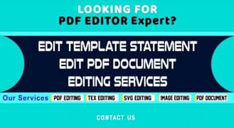 PDF WORD edit scanned images data entry