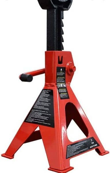 6 Ton 2 PC Heavy Duty Jack Stands Ratcheting Lift Lock Capacity Safety 11