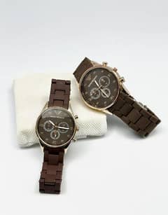 Couple formal analogue watch