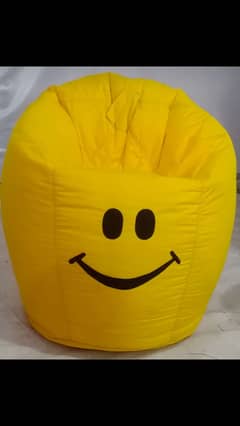 Smiley Style Bean Bags Export Quality Filling With Beans