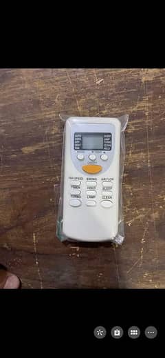 Remote control of Air conditioner