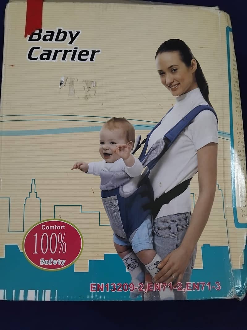 Comfortable Baby Carrier With Front Pocket. 5