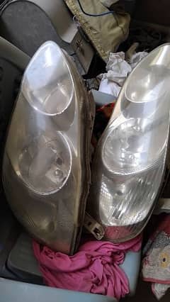 original headlights toyota corolla 2od sallon 2000 to 2007