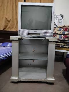 t. v with table