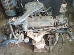 1300cc engine gear with radiator and brake surwa